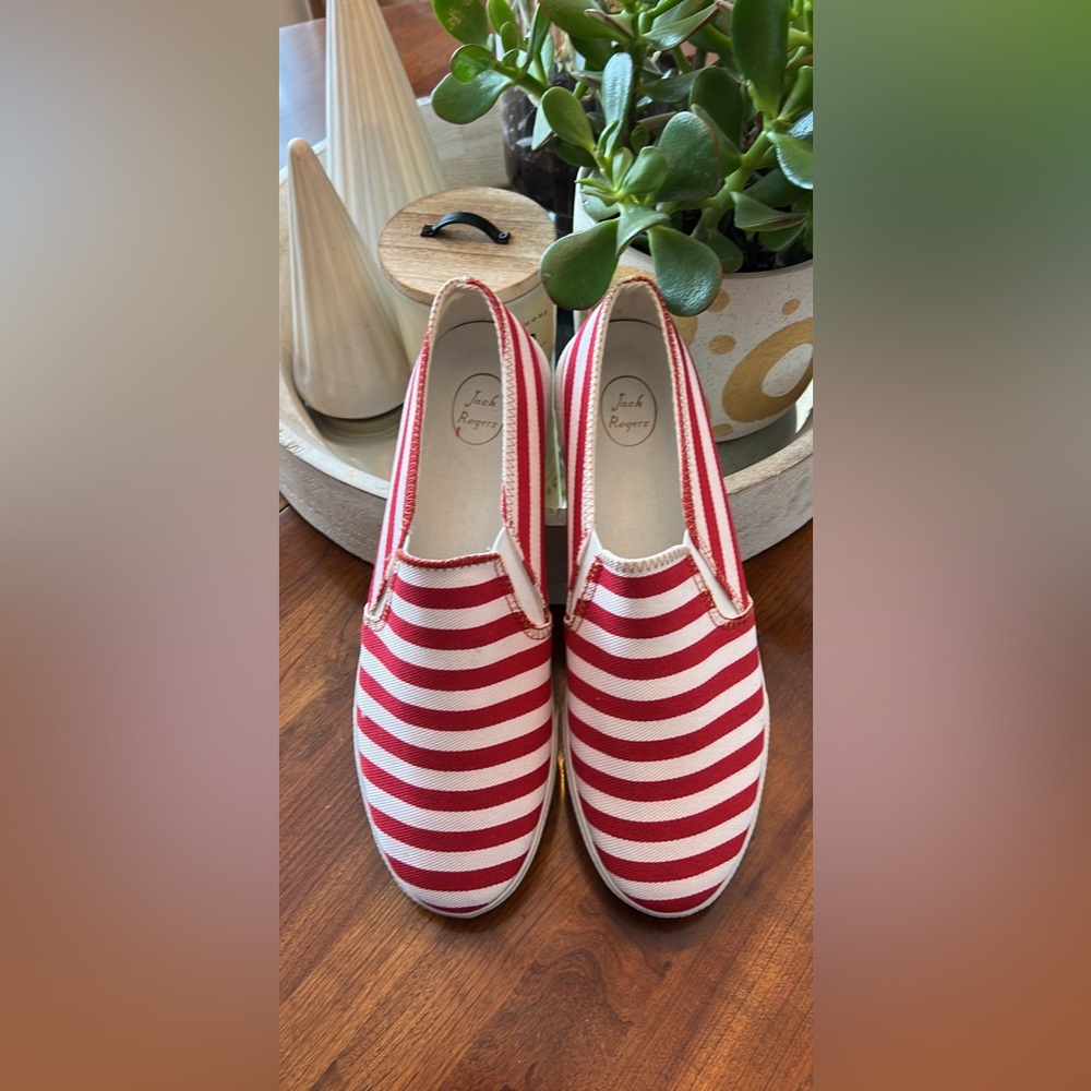 Jack Rogers Canvas Flats NEW Size 11